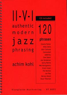 II-V-I Authentic Modern Jazz Phrasing - 120 Licks (Download)